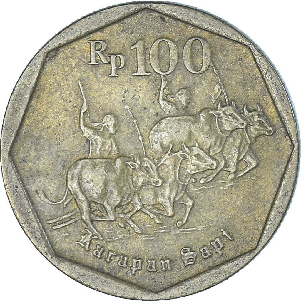 Munten, Indonesië, 100 Rupiah, 1991