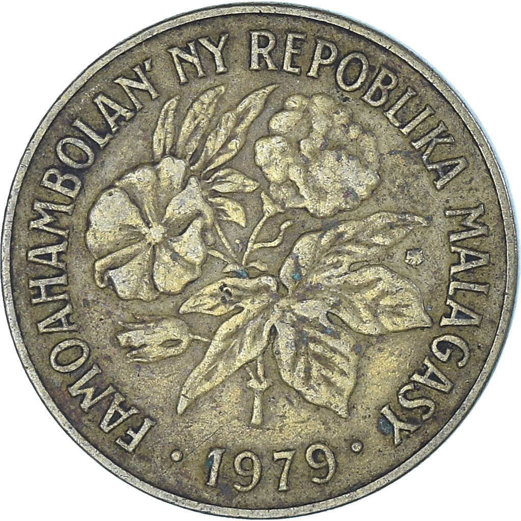 Münze, Madagascar, 20 Francs, 4 Ariary, 1979