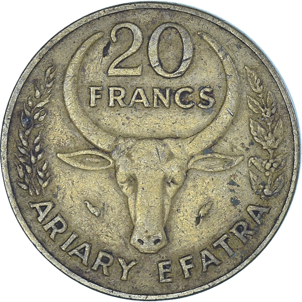 Münze, Madagascar, 20 Francs, 4 Ariary, 1979
