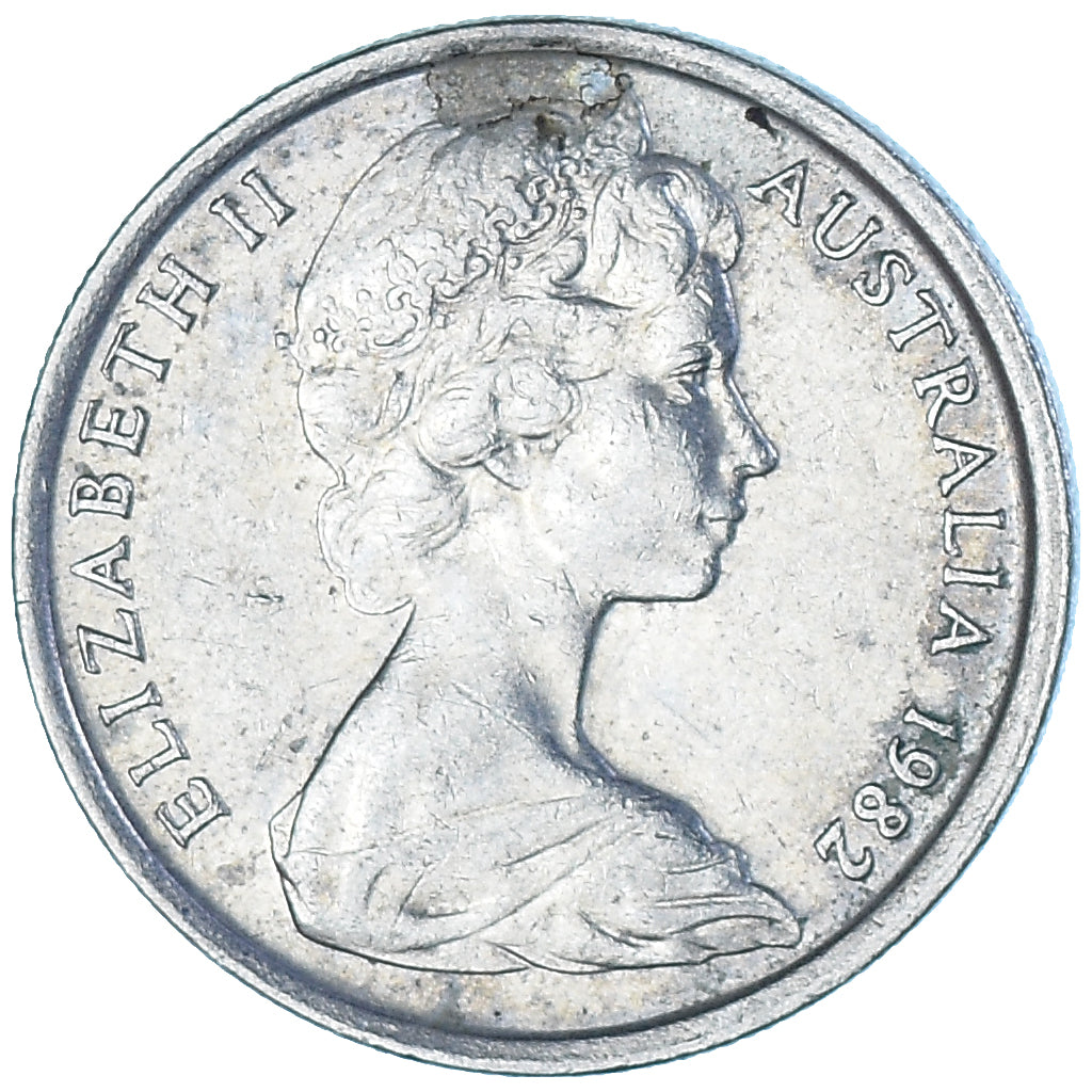 Münze, Australien, 5 Cents, 1982