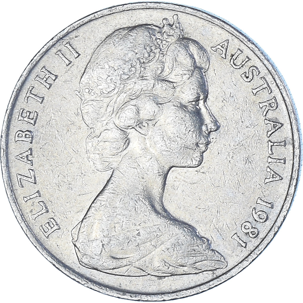 Moeda, Austrália, 10 Cents, 1981