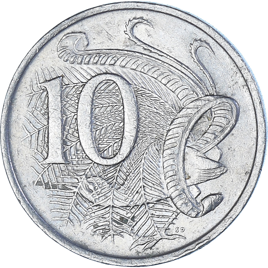 Moeda, Austrália, 10 Cents, 1981