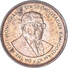 Coin, Mauritius, 5 Cents, 1993