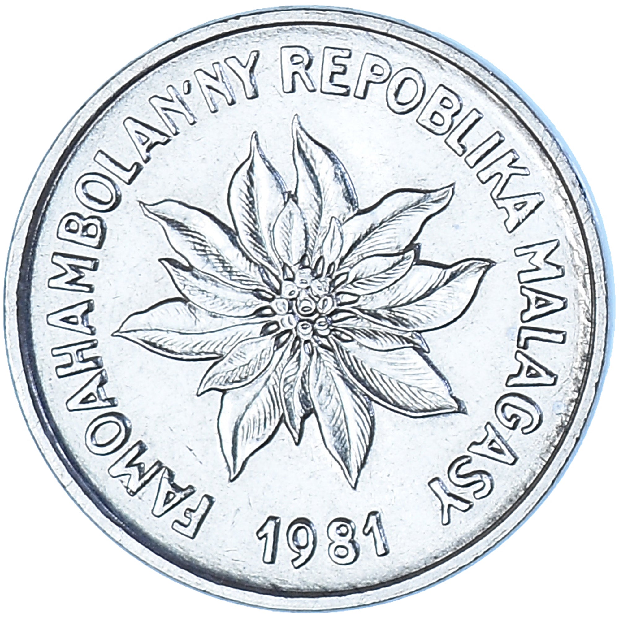 Münze, Madagascar, Franc, 1981