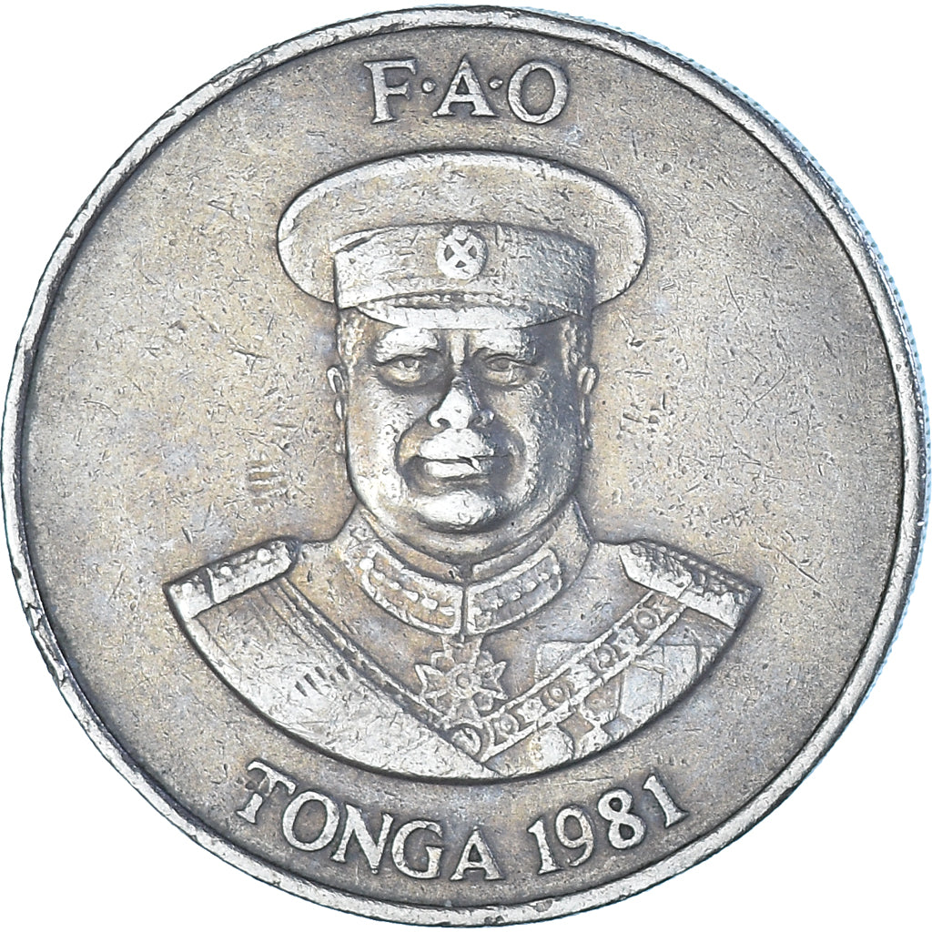 Coin, Tonga, 20 Seniti, 1981
