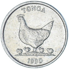 Moneta, Tonga, 5 Seniti, 1990