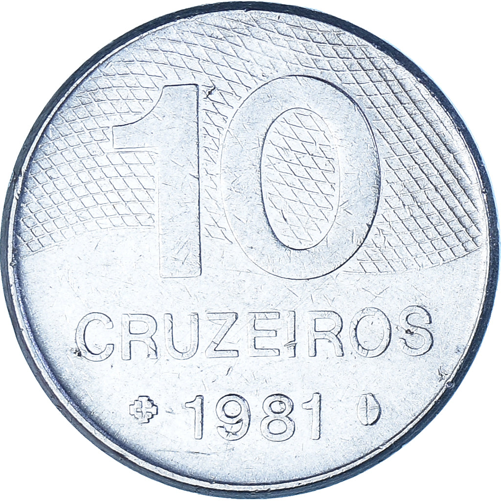 Moeda, Brasil, 10 Cruzeiros, 1981