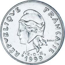 Moneda, Nueva Caledonia, 20 Francs, 1999