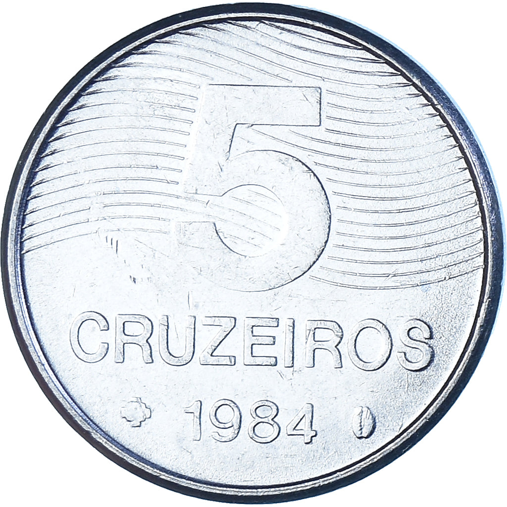 Moneta, Brasile, 5 Cruzeiros, 1984