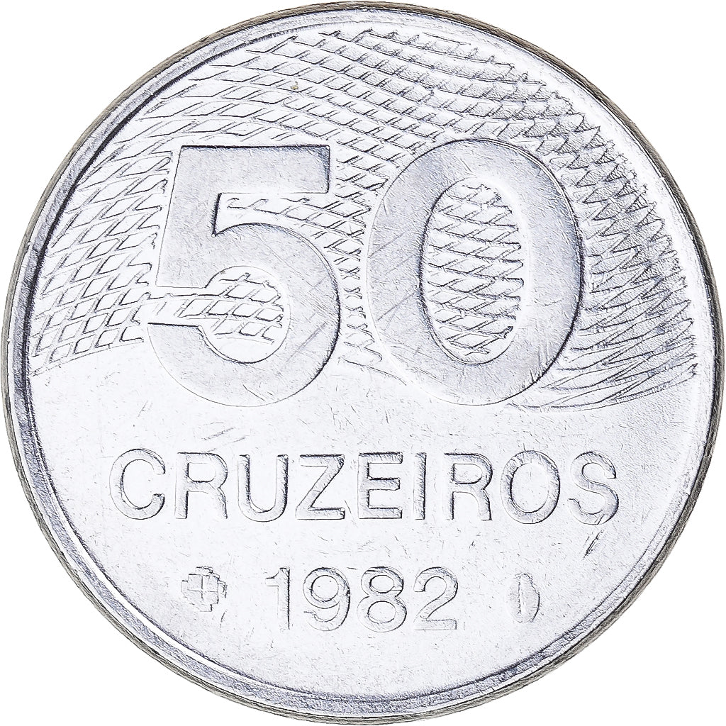 Moneta, Brazylia, 50 Cruzeiros, 1982
