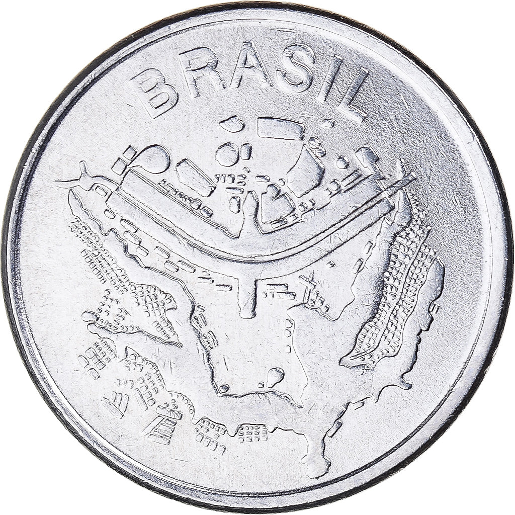 Moneta, Brasile, 50 Cruzeiros, 1983