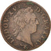 FRANCE, Sol à la vieille tête, Sol, 1770, Besan, KM #545.13, VF(20-25), Copper, 
