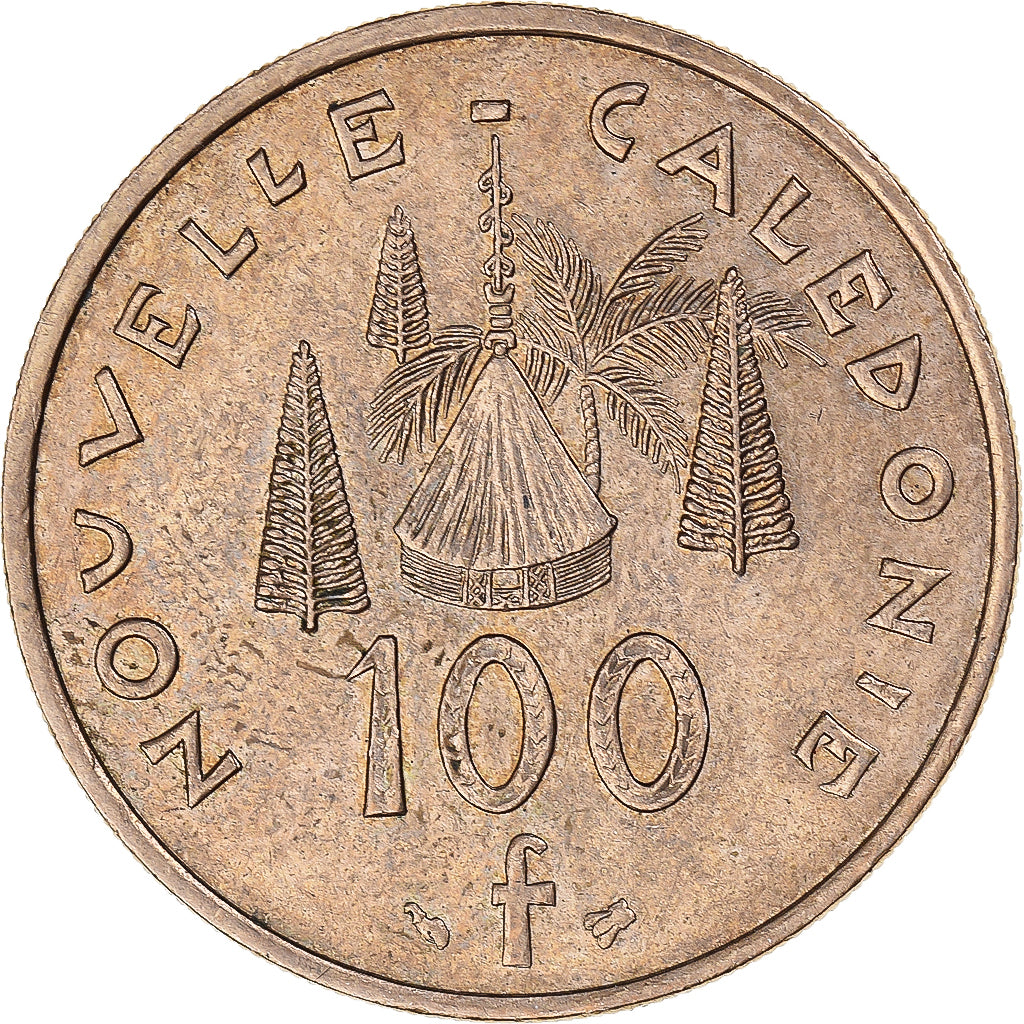 Coin, New Caledonia, 100 Francs, 1996