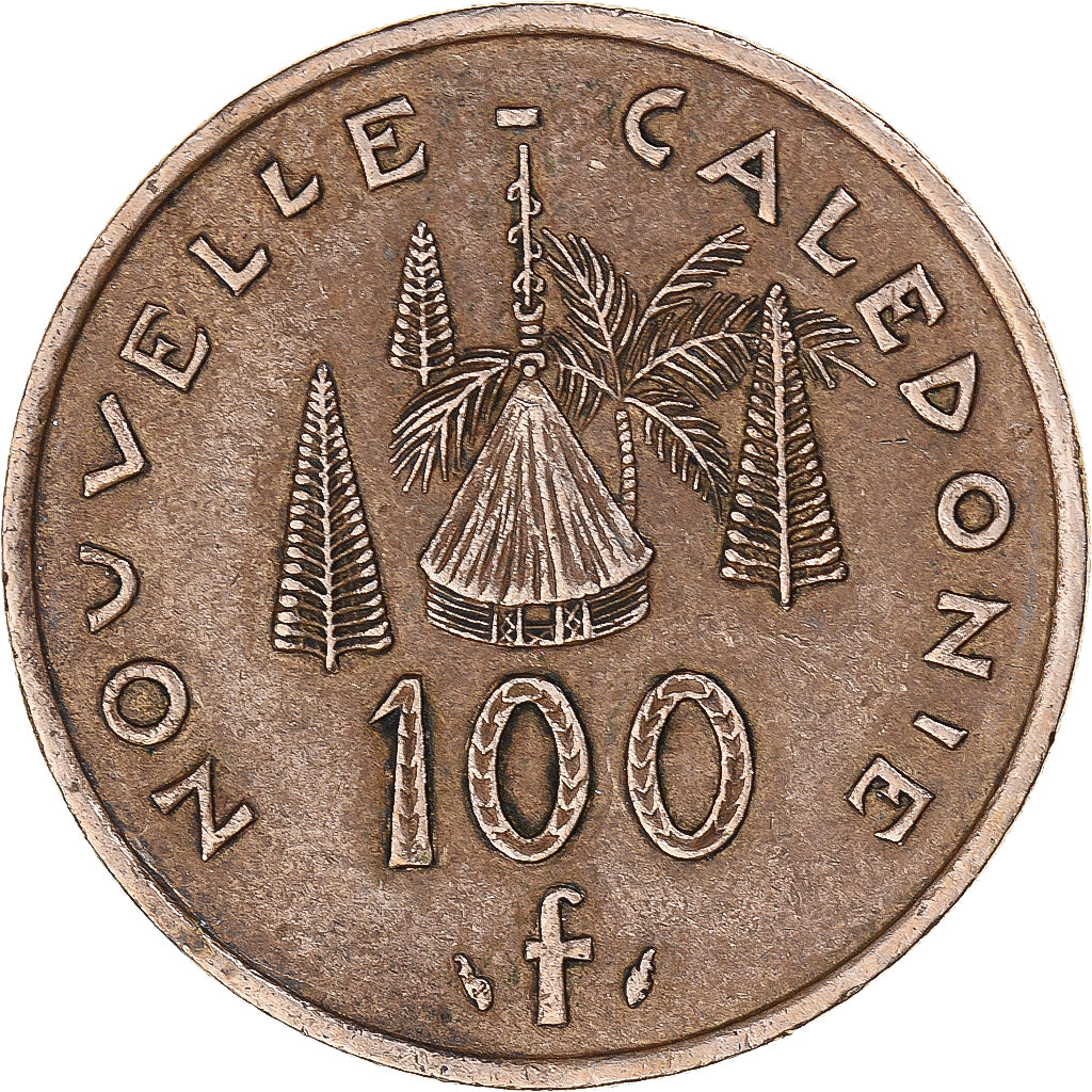 Coin, New Caledonia, 100 Francs, 1994