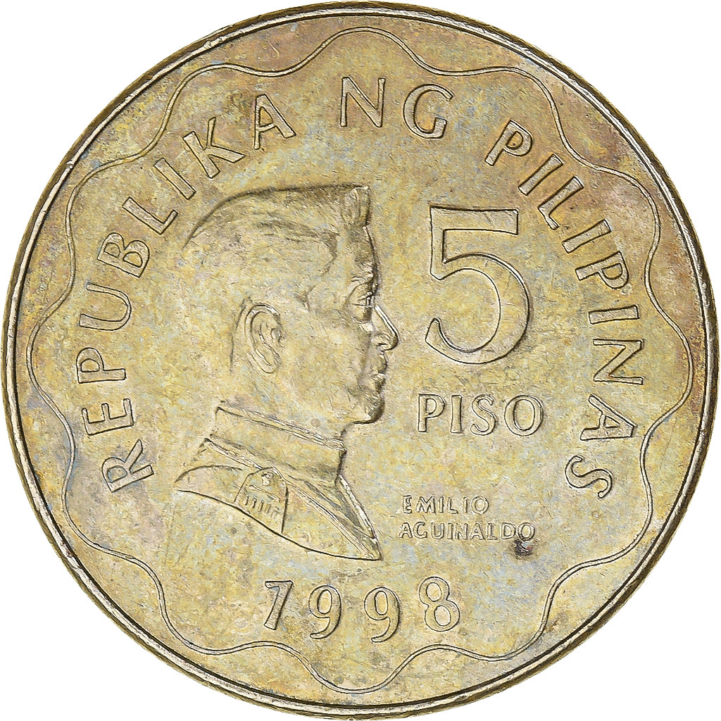 Filipiny, 5 Piso, 1998