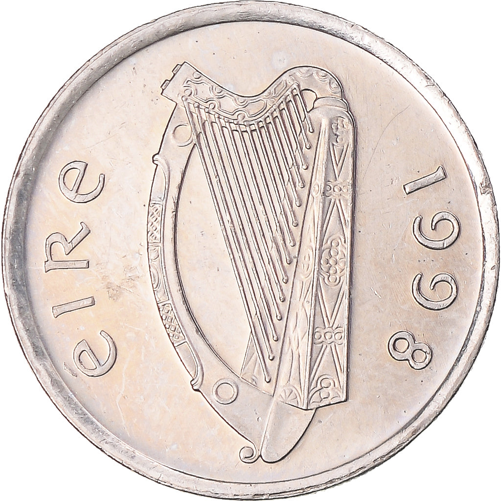 Moneda, Irlanda, 5 Pence, 1998
