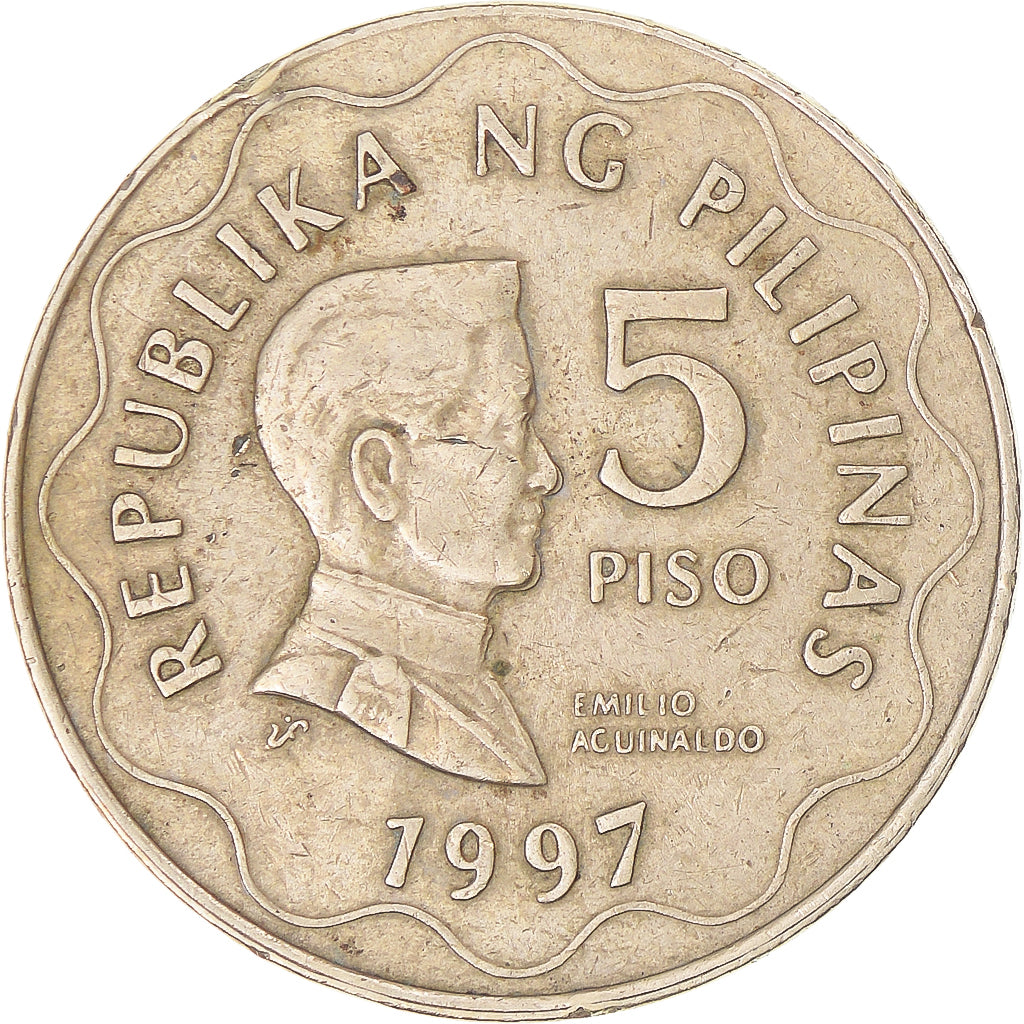 Philippines, 5 Piso, 1997