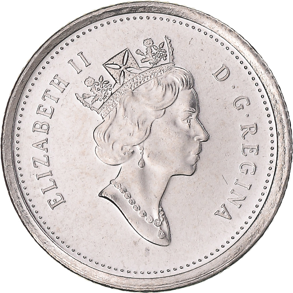Coin, Canada, 10 Cents, 1999