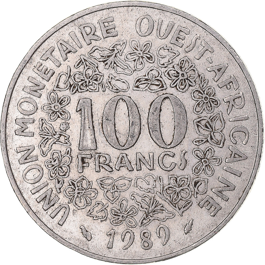 Münze, West African States, 100 Francs, 1989