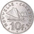 Moneda, Nueva Caledonia, 10 Francs, 1990