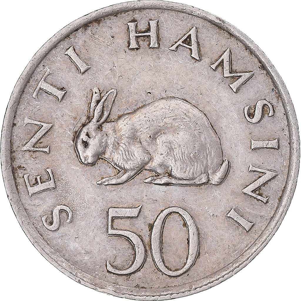 Coin, Tanzania, 50 Senti, 1984