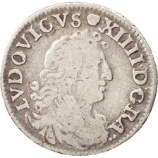 FRANCE, 4 Sols dits « des Traitants », 4 Sols, 1676, Lyon, KM #23...