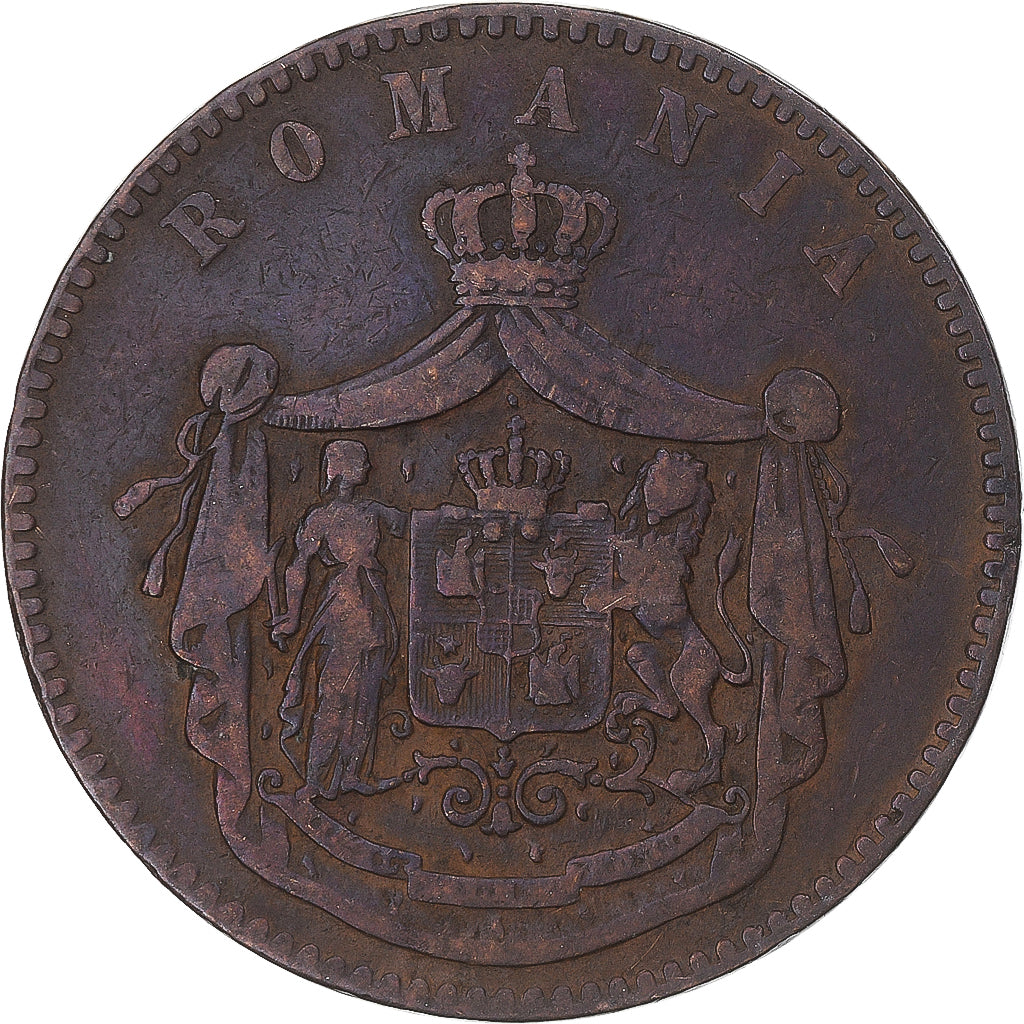 Coin, Romania, 10 Bani, 1867