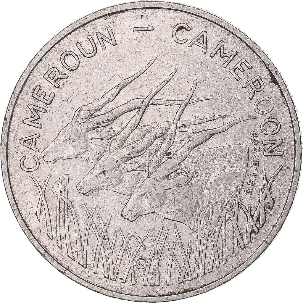 Coin, Cameroon, 100 Francs, 1983