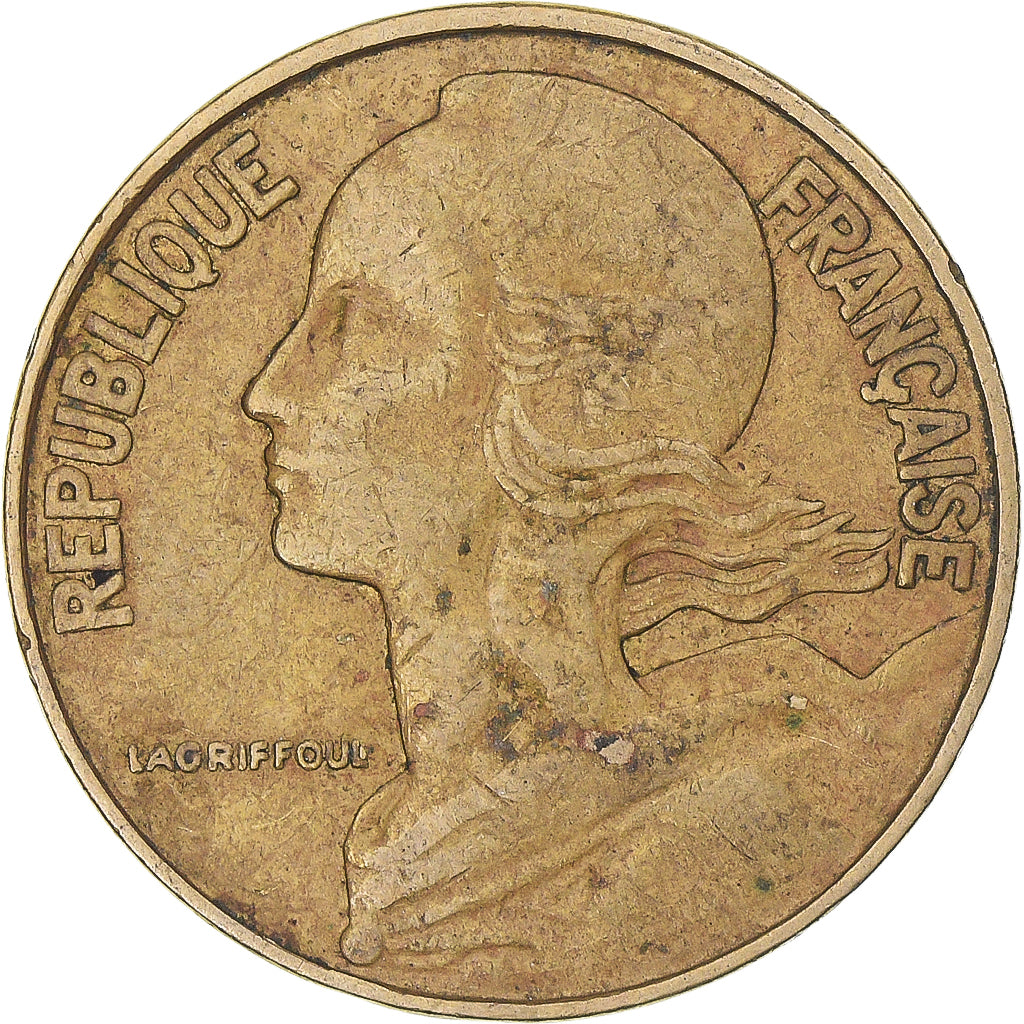 Moneda, Francia, 20 Centimes, 1965