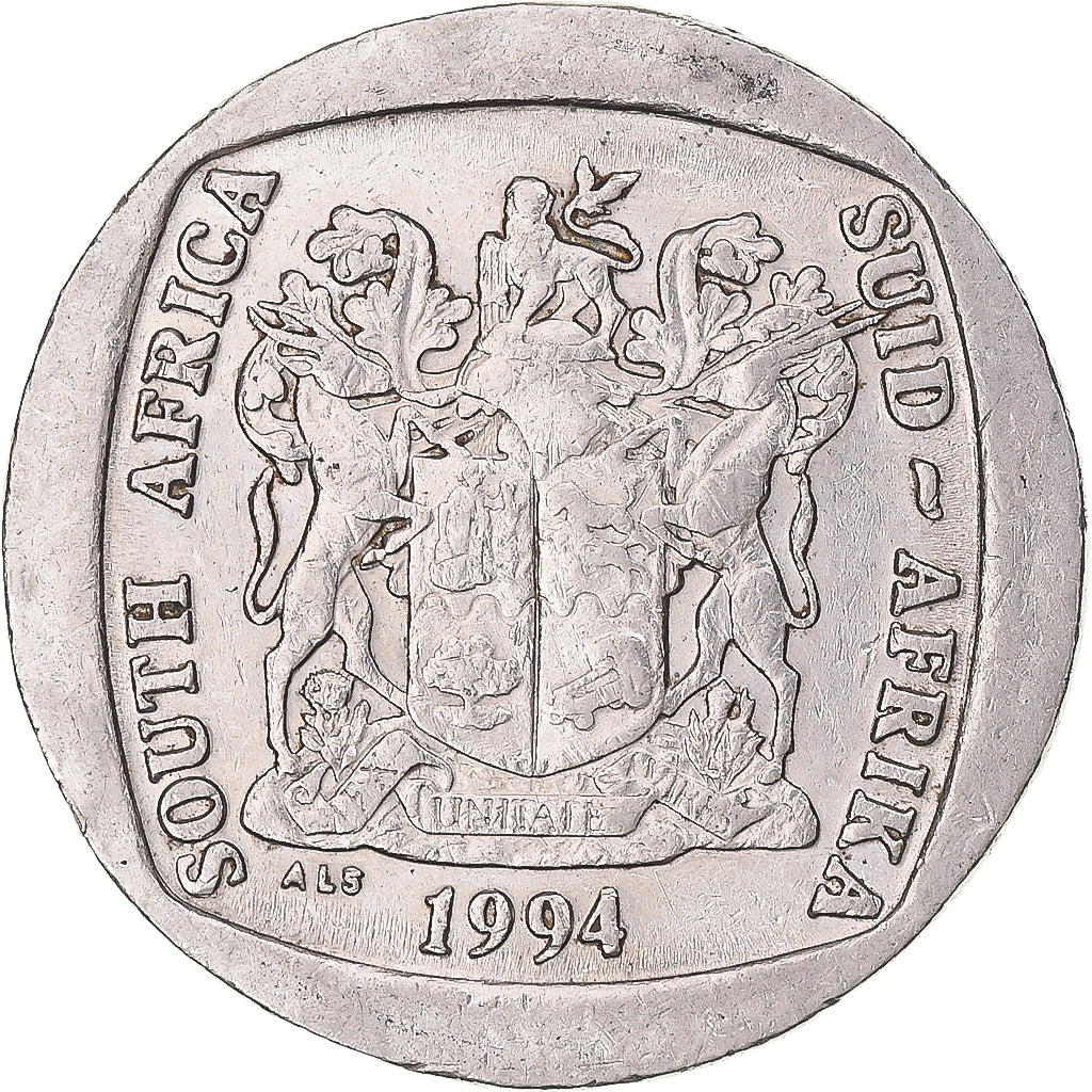 Moneta, Sudafrica, 5 Rand, 1994