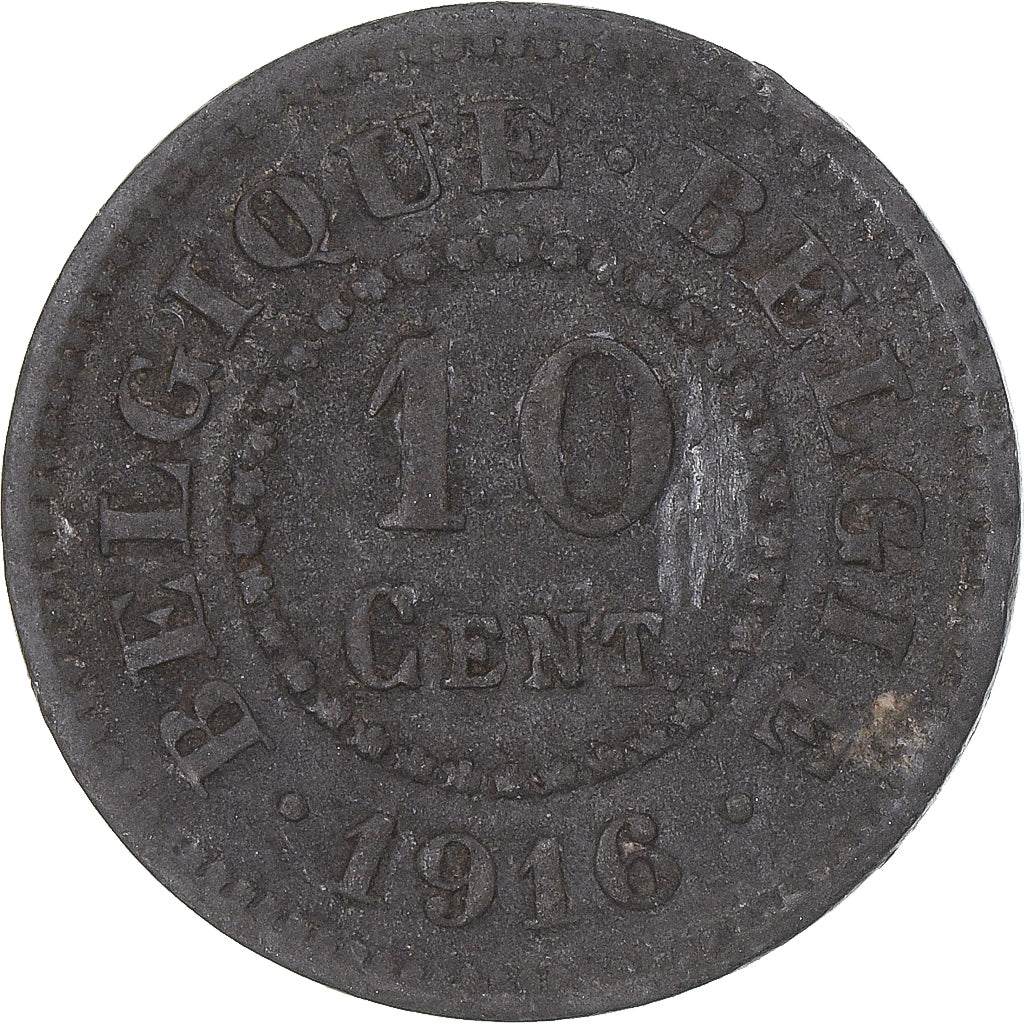 Münze, Belgien, 10 Centimes, 1916