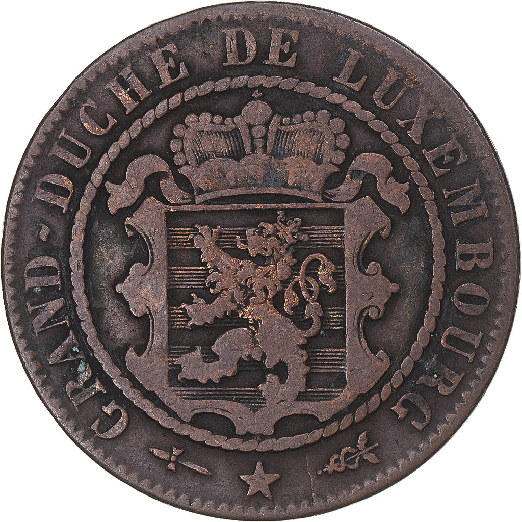 Coin, Luxembourg, 10 Centimes, 1870