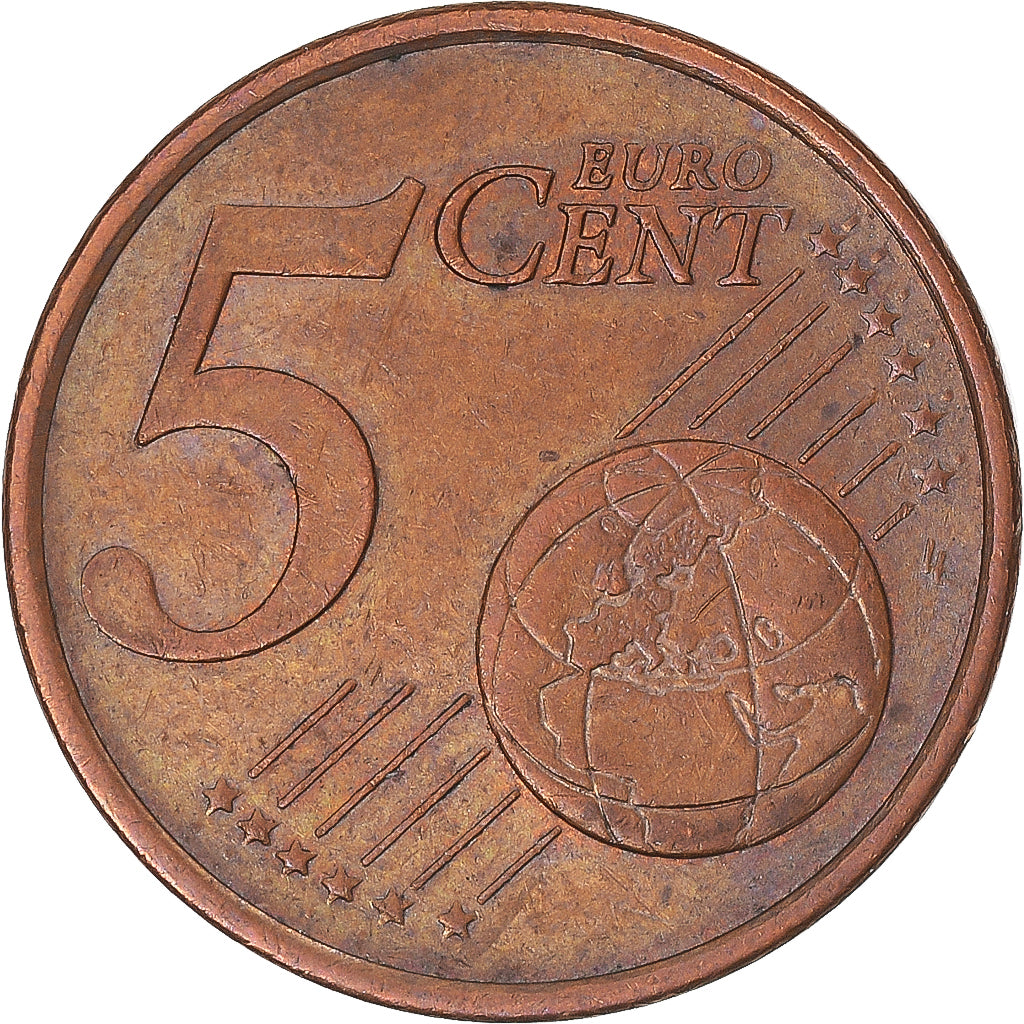 Germany, 5 Euro Cent, 2002