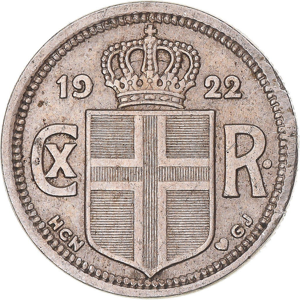Iceland, 25 Aurar, 1922