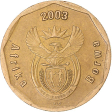 Coin, South Africa, 50 Cents, 2003