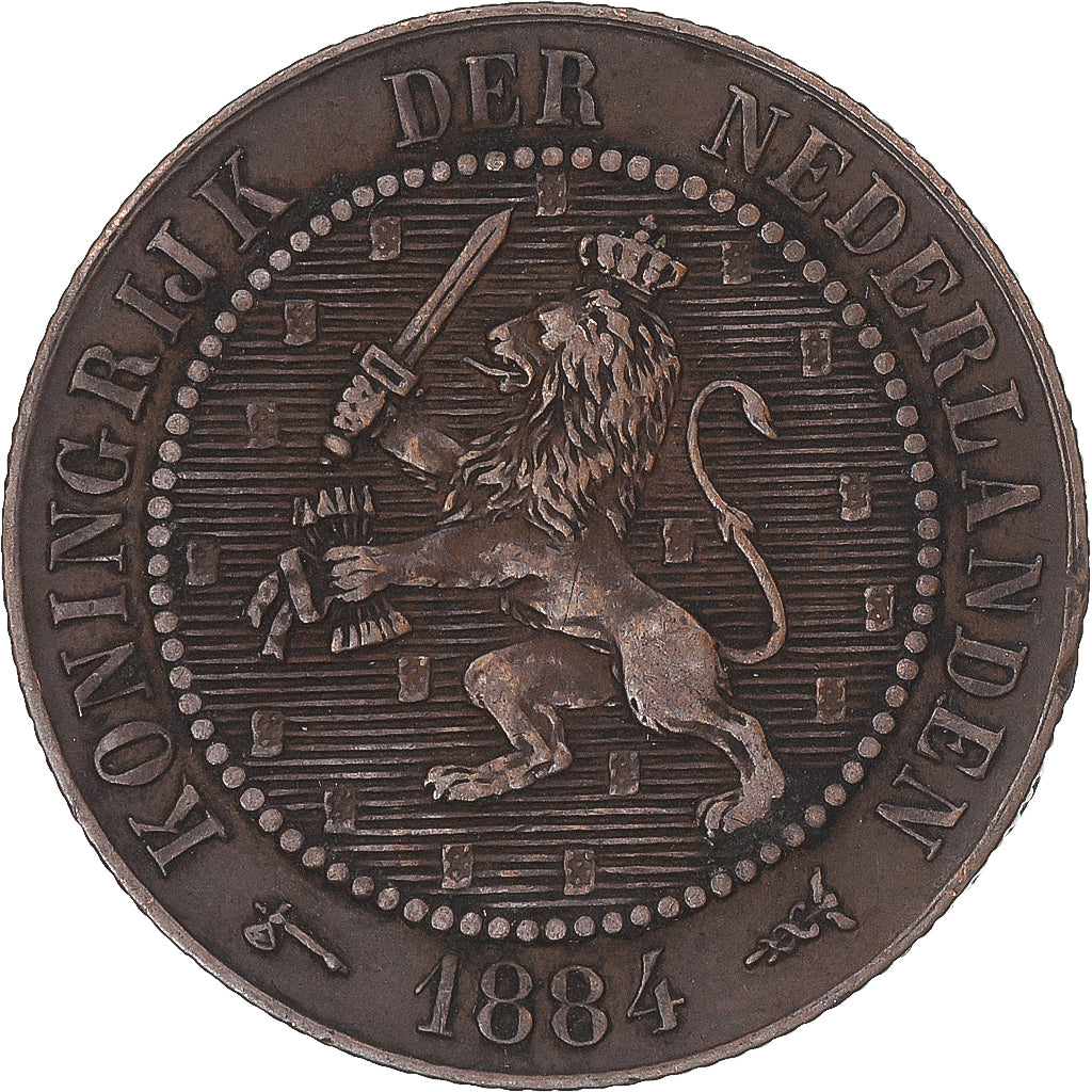 Coin, Netherlands, 2-1/2 Cent, 1884