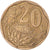Coin, South Africa, 20 Cents, 1997