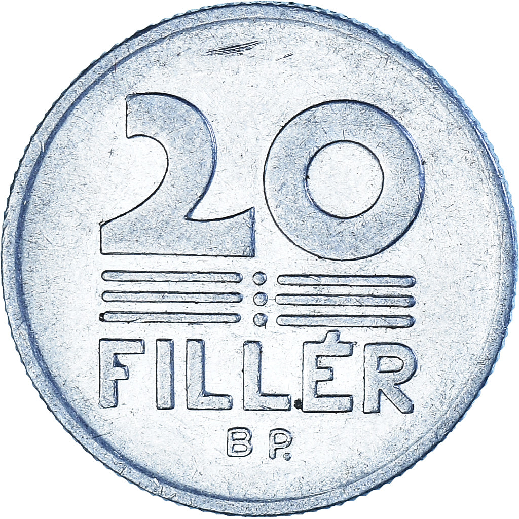 Moneta, Ungheria, 20 Fillér, 1974