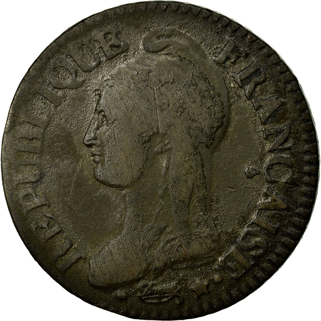 Moneda, Francia, Dupré, 5 Centimes, 1796, Lille, BC, Bronce, KM:640.11
