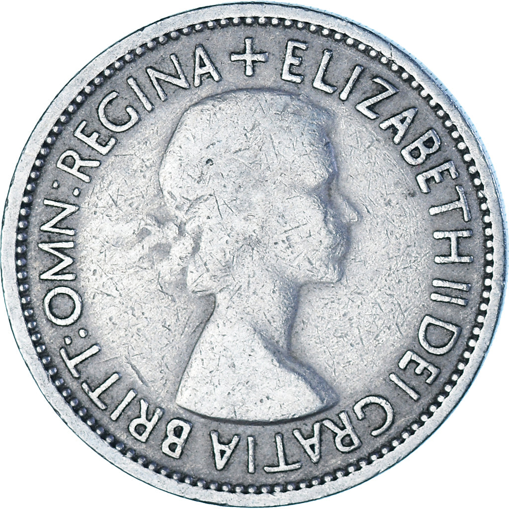 Coin, Great Britain, Florin, Two Shillings, 1953