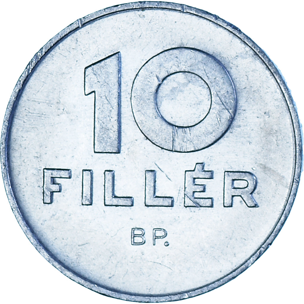 Coin, Hungary, 10 Filler, 1976