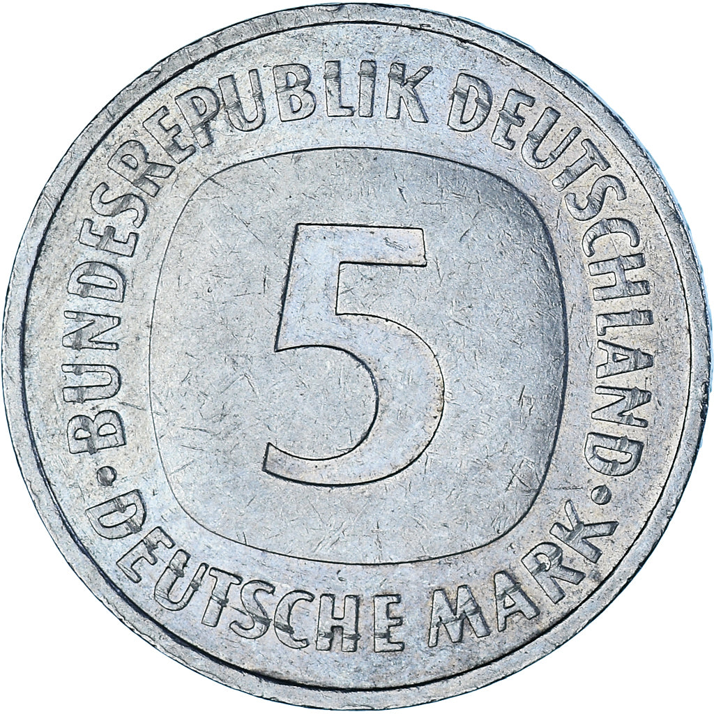 Coin, Germany, 5 Mark, 1991