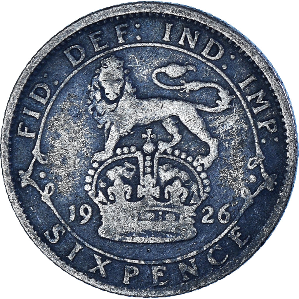 Coin, Great Britain, 6 Pence, 1926