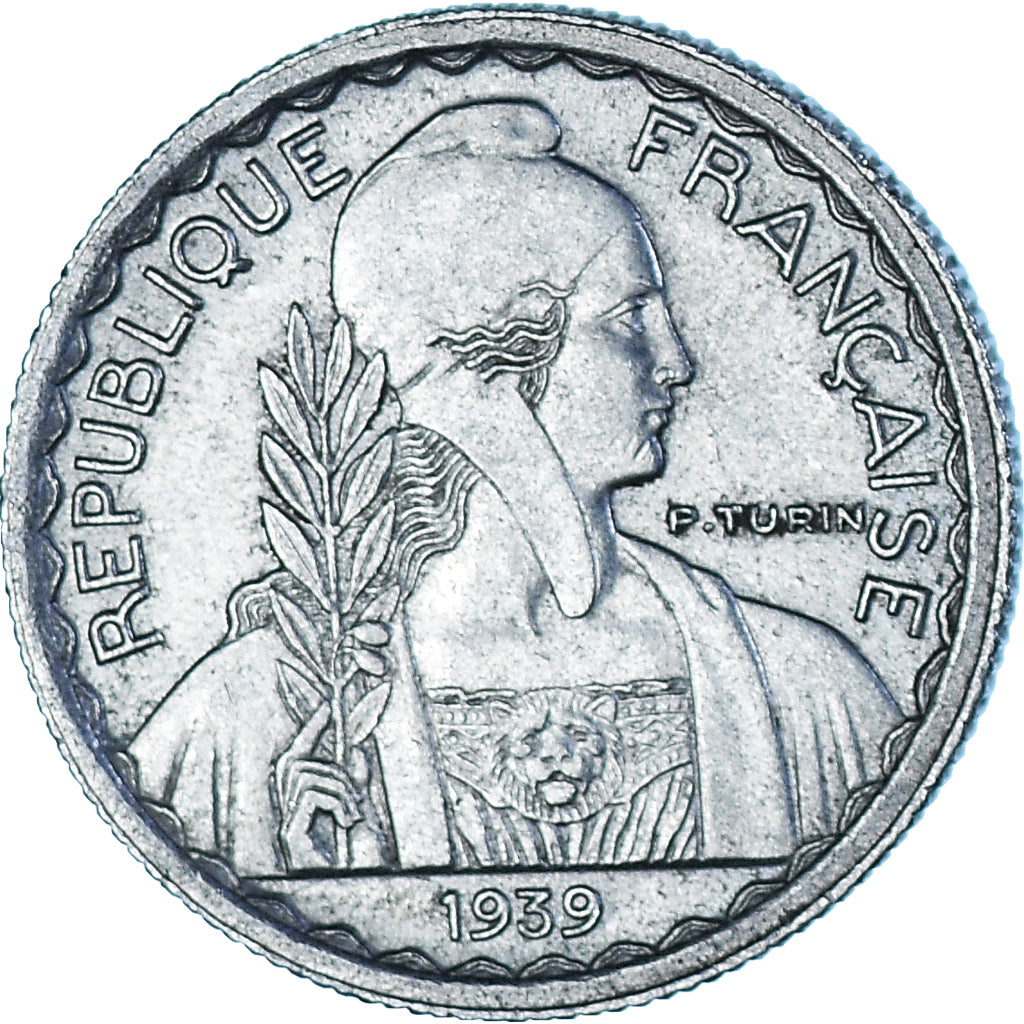 Coin, French Indochina, 10 Cents, 1939