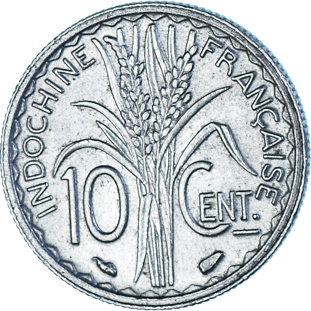 Coin, French Indochina, 10 Cents, 1939
