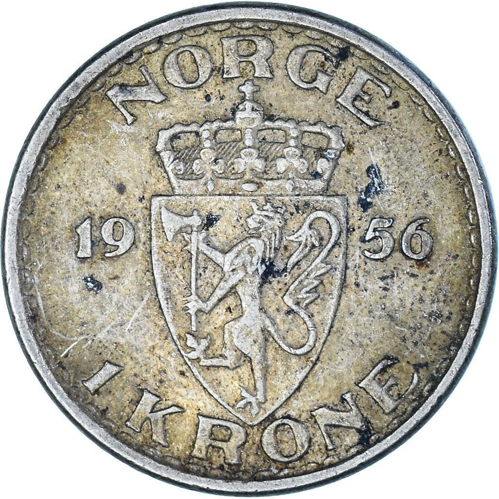 Münze, Norwegen, Krone, 1956