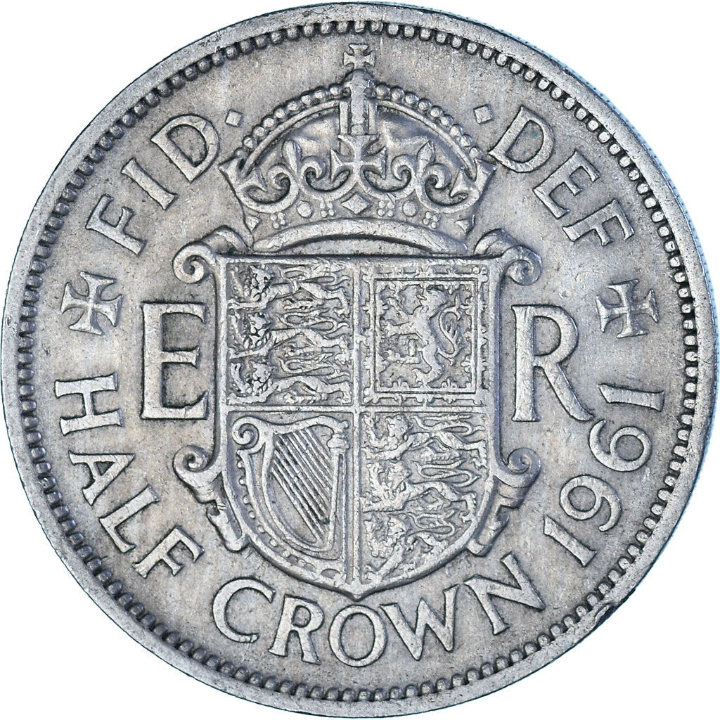 Coin, Great Britain, 1/2 Crown, 1961