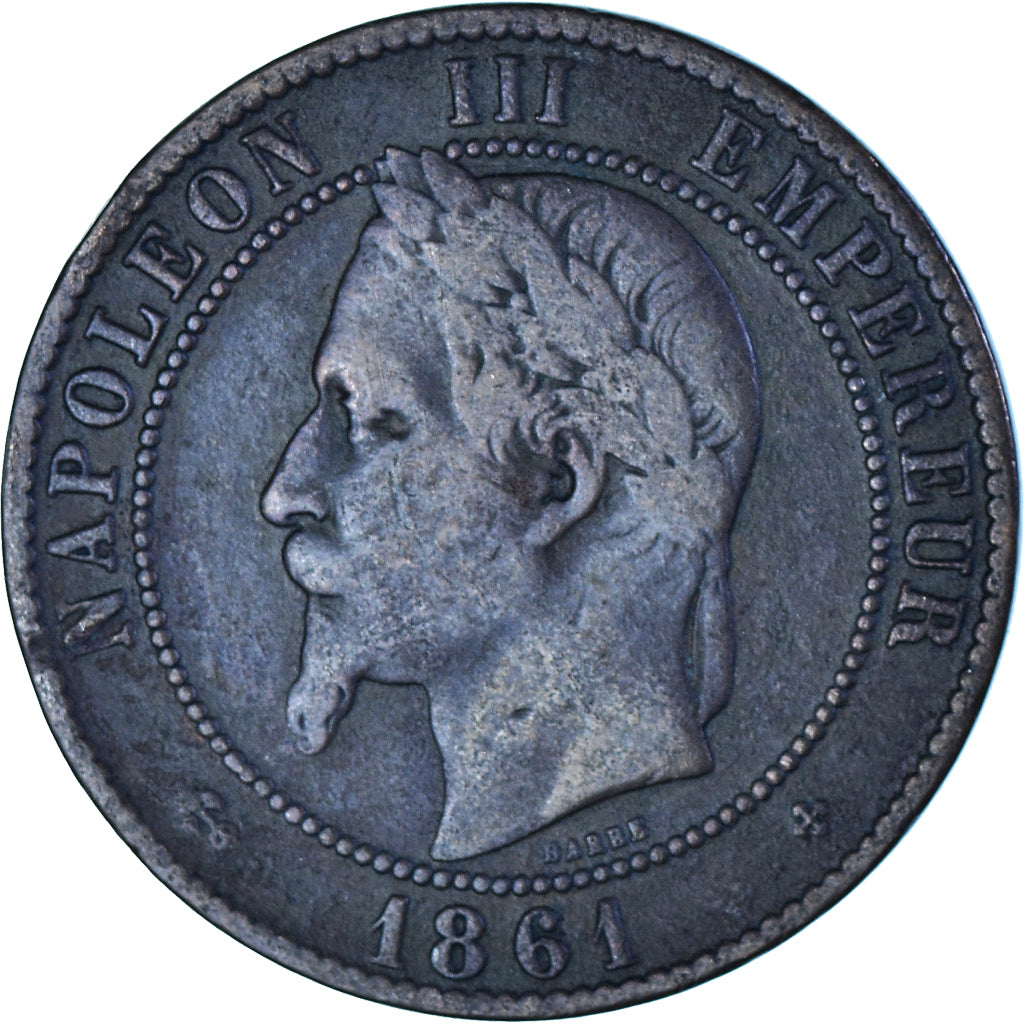 Coin, France, 10 Centimes, 1861