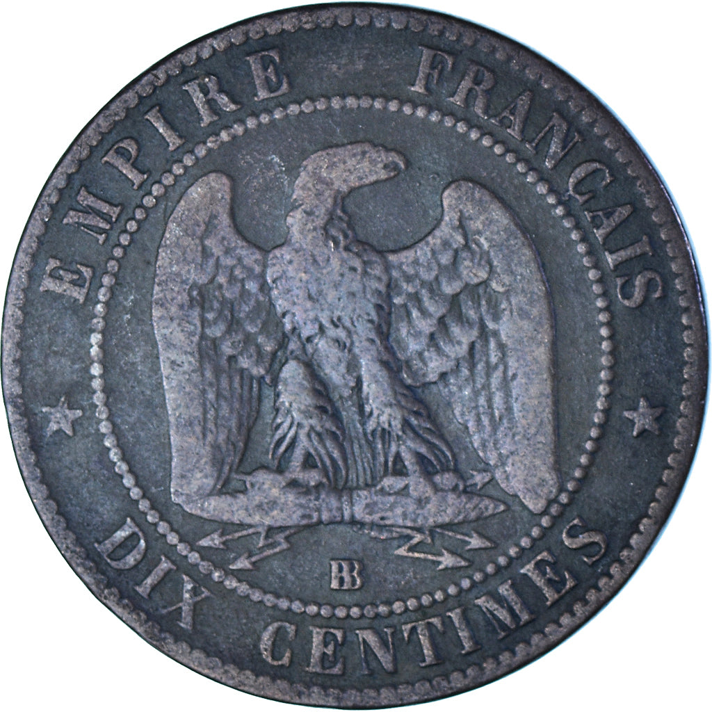 Coin, France, 10 Centimes, 1861