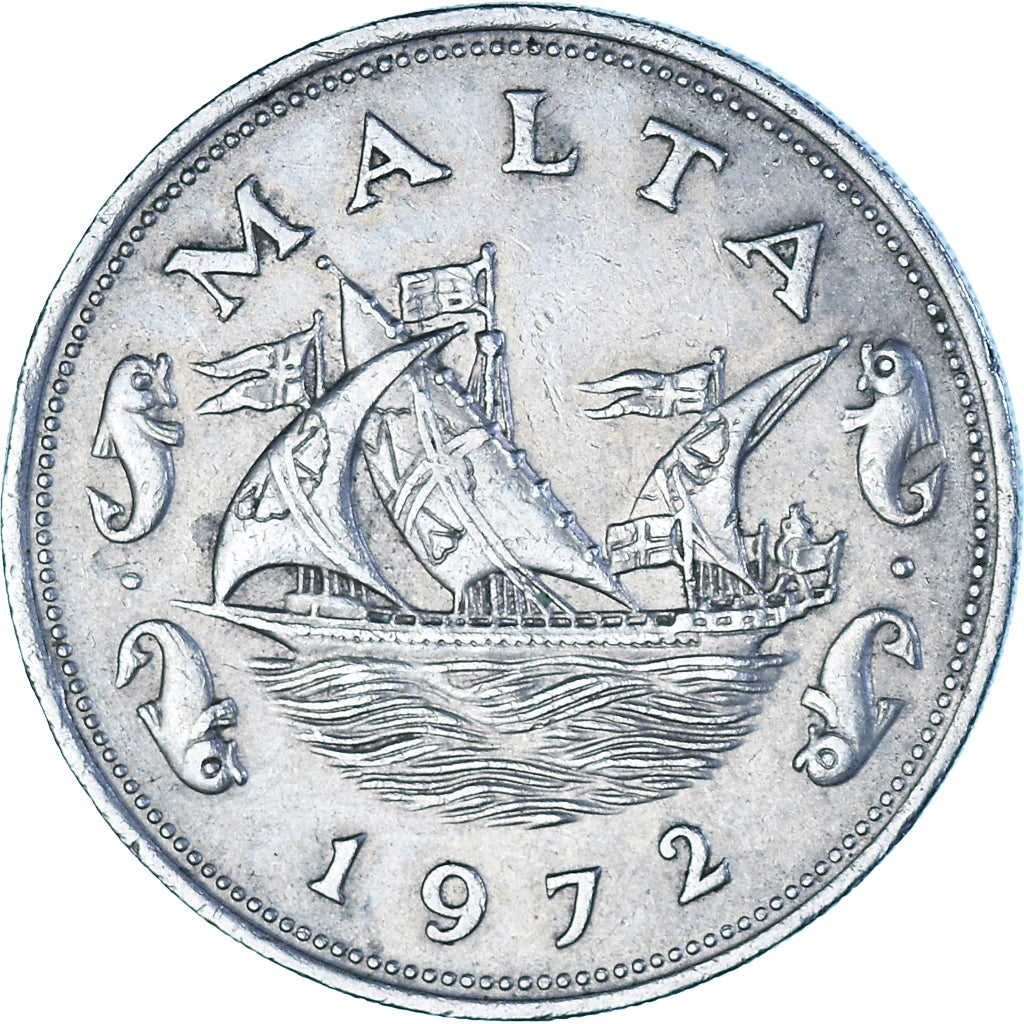 Moneta, Malta, 10 Cents, 1972